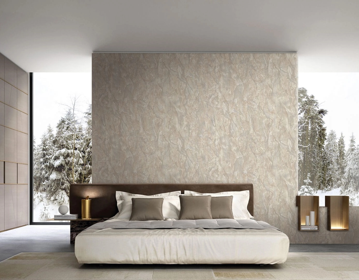 106cm dupla olasz luxus design tapéta márvány mintával