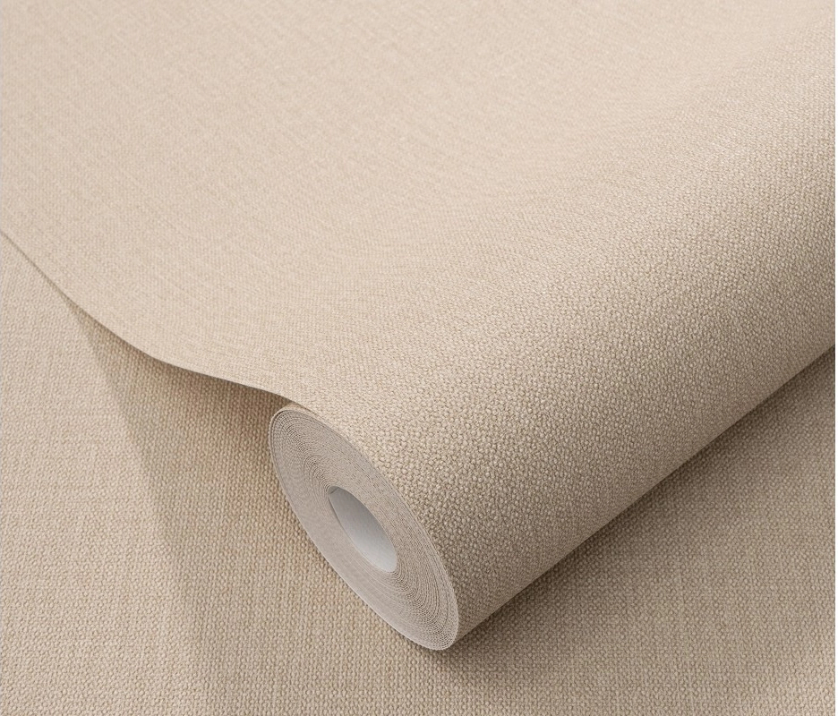 106cm széles bézs textil mintás vinyl mosható dekor tapéta