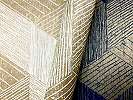 3D hatású bázs arany geometrikus mintás design tapéta
