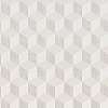 3D hatású fehér,szürke,beige színű geometrikus mintás design tapéta