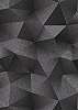 3D tapéta fekete 3d hatású modern geometriai mintával