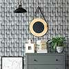 3Dhatású geometrikus kő mintás szürke színű elegáns design tapéta