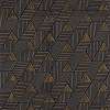 70cm széles casamance luxus tapéta fekete geometrikus mintával