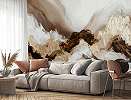 Absztrakt barna beige fotótapéta 368x254 vlies