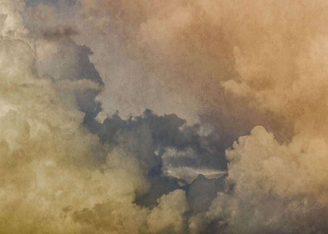 Absztrakt felhő mintás vlies posztere tapéta