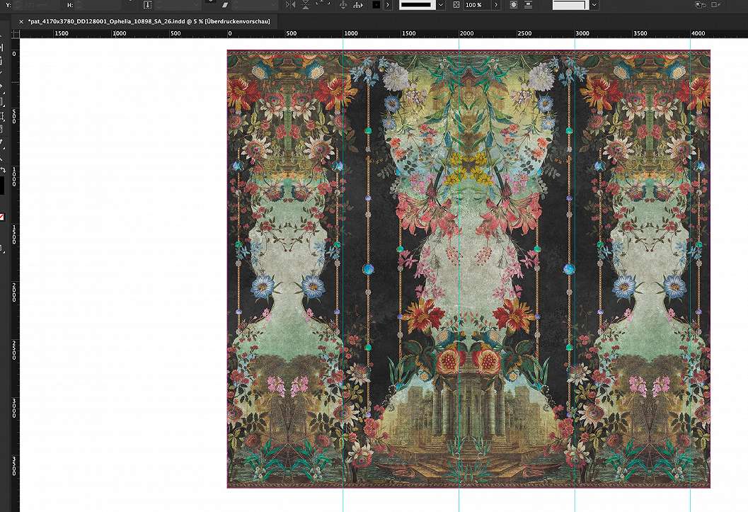 Absztrakt mintás vlies fotótapéta egyedi 420cm szélesség X 380cm magasság