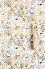 Afrikai állat mintás rajzolt gyerekszobai prémium design tapéta