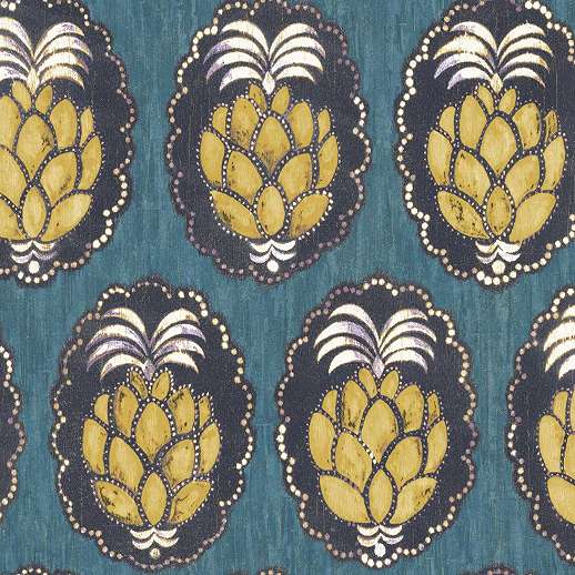 Ananász mintás prémium design tapéta vinyl mosható felülettel