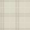 Angol design tapéta beige színben skótkockás mintával