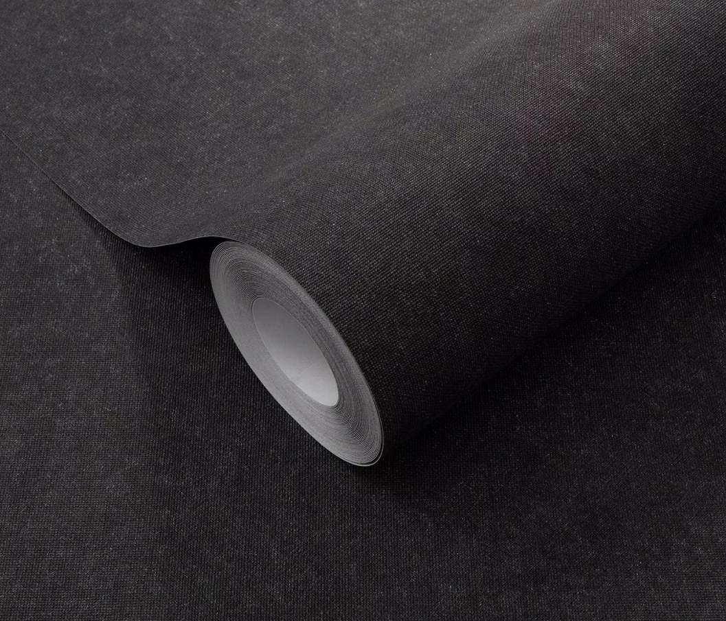 Antracit textil mintás vinyl dekor tapéta
