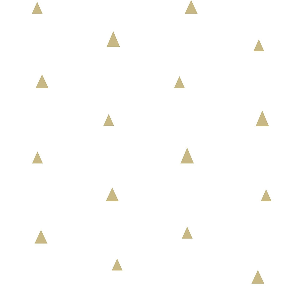 Apró arany háromszög geometria mintás gyerek design tapéta