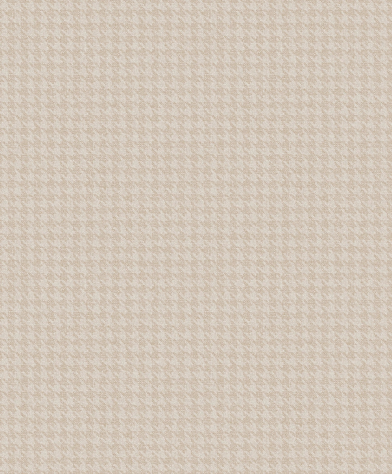 Apró taupe tyúkláb mintás design tapéta