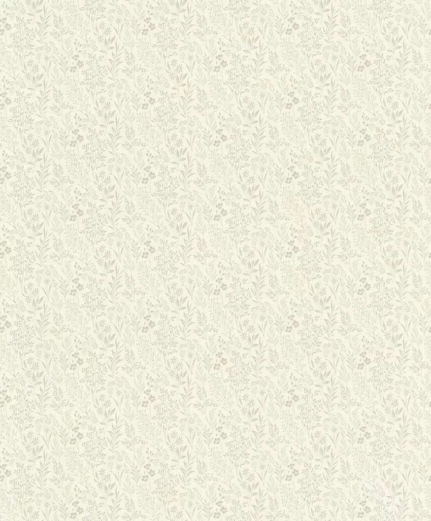 Apró virág mintás dekor tapéta krém és beige színben