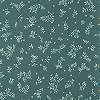 Apró virágmintás design tapéta zöld színben