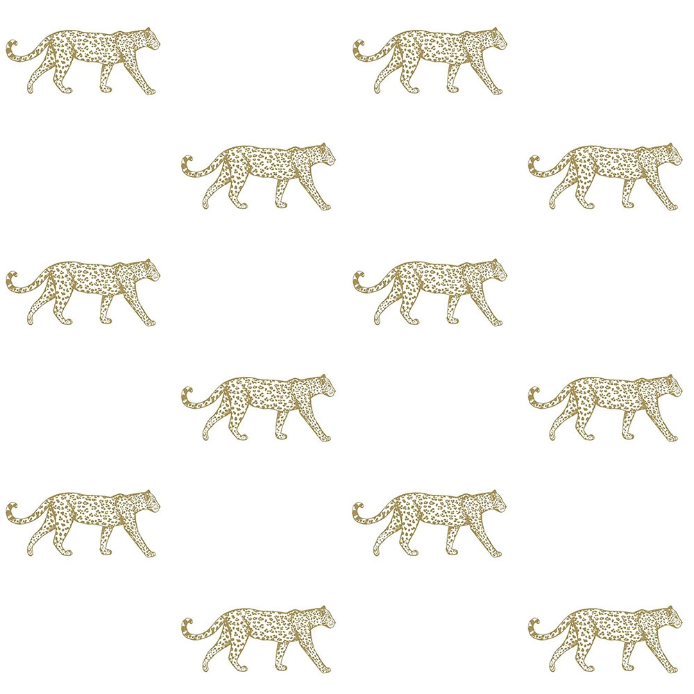 Arany leopárd mintás design tapéta