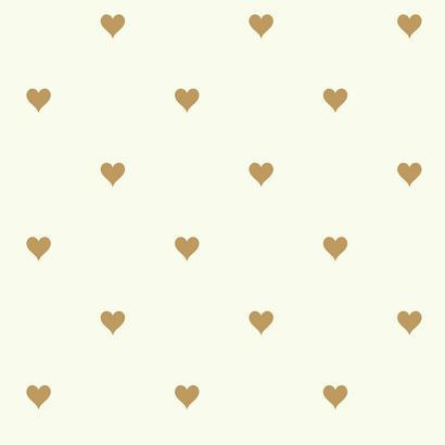 Arany színű szívecske mintás gyerek tapéta