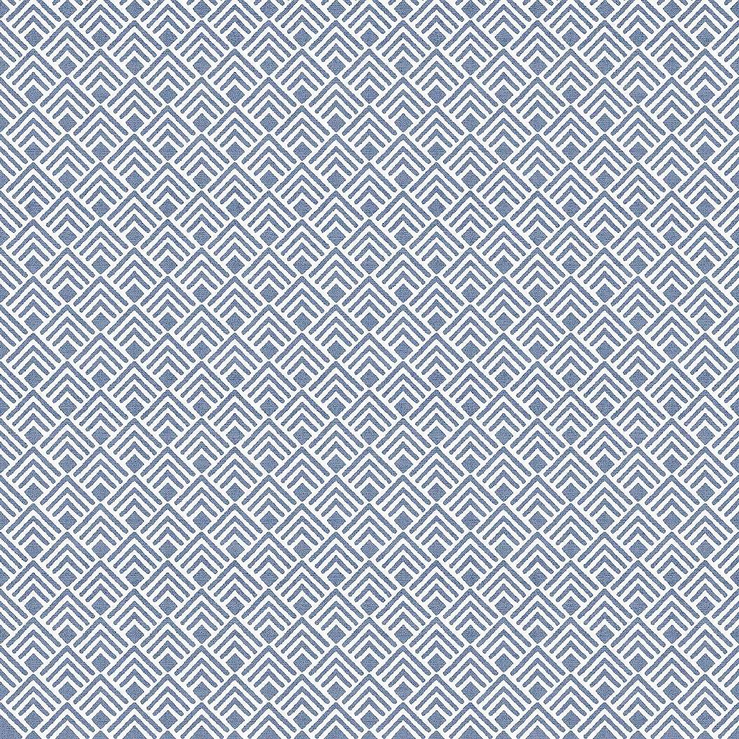 Art deco mintás design tapéta kék színben