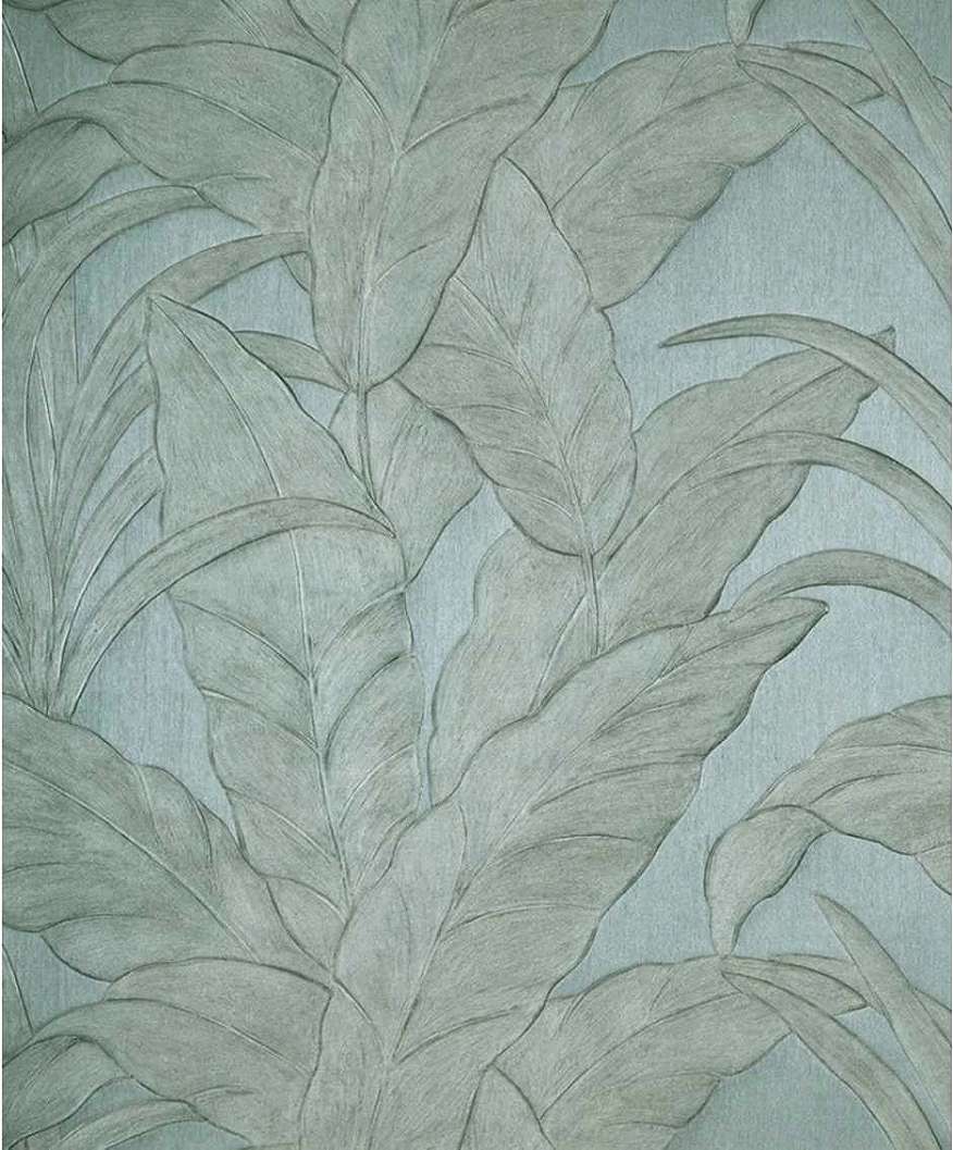 Arte luxus tapéta zöld levél mintával anyagában mintás