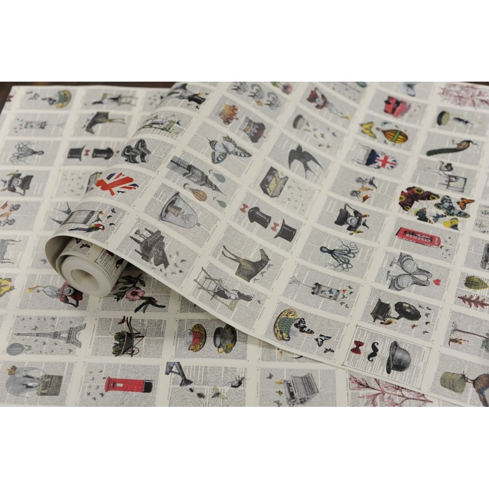 Bámulatos Marion McConghie kollázs mintás tapéta