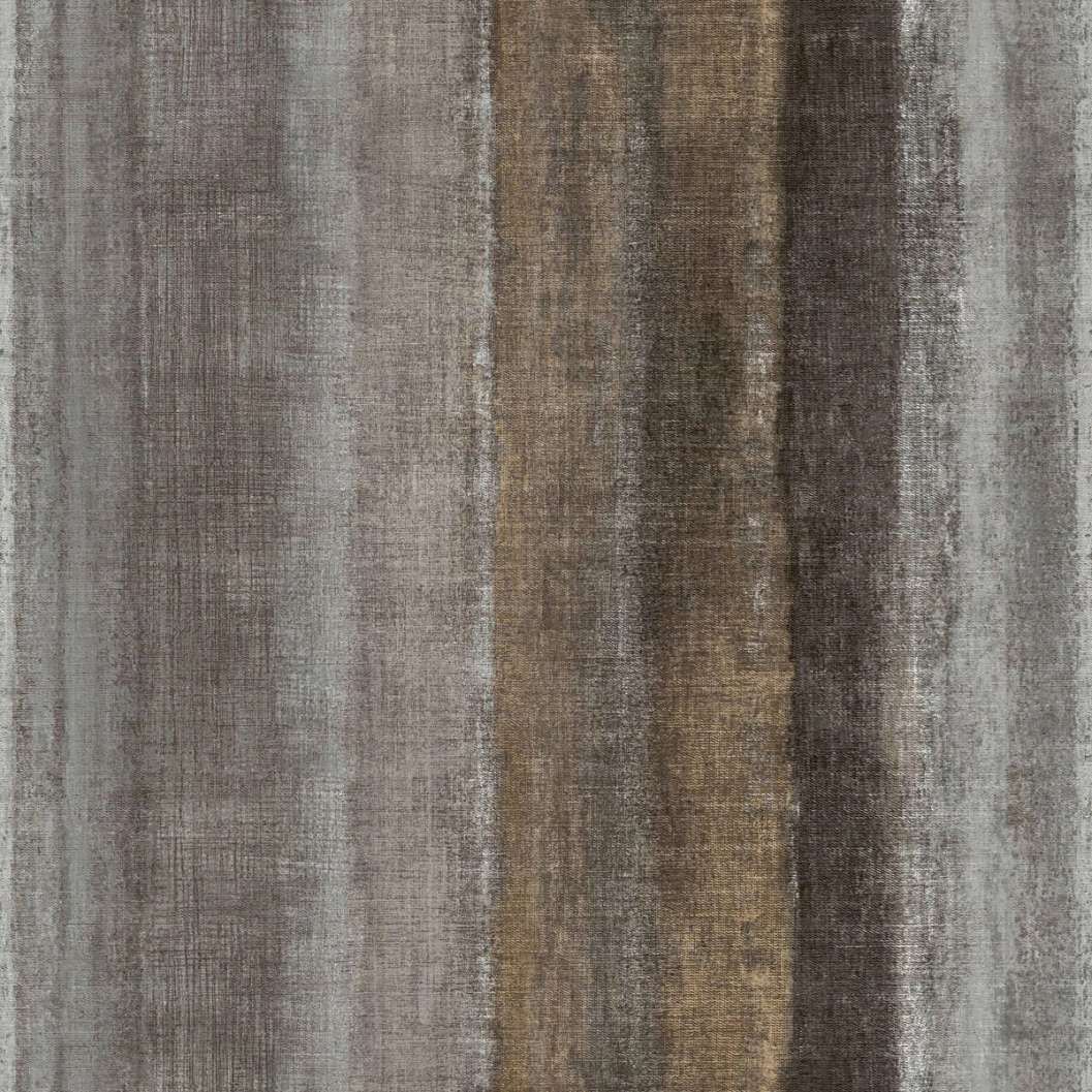Barna dekor tapéta textil struktúrával csíkos mintával