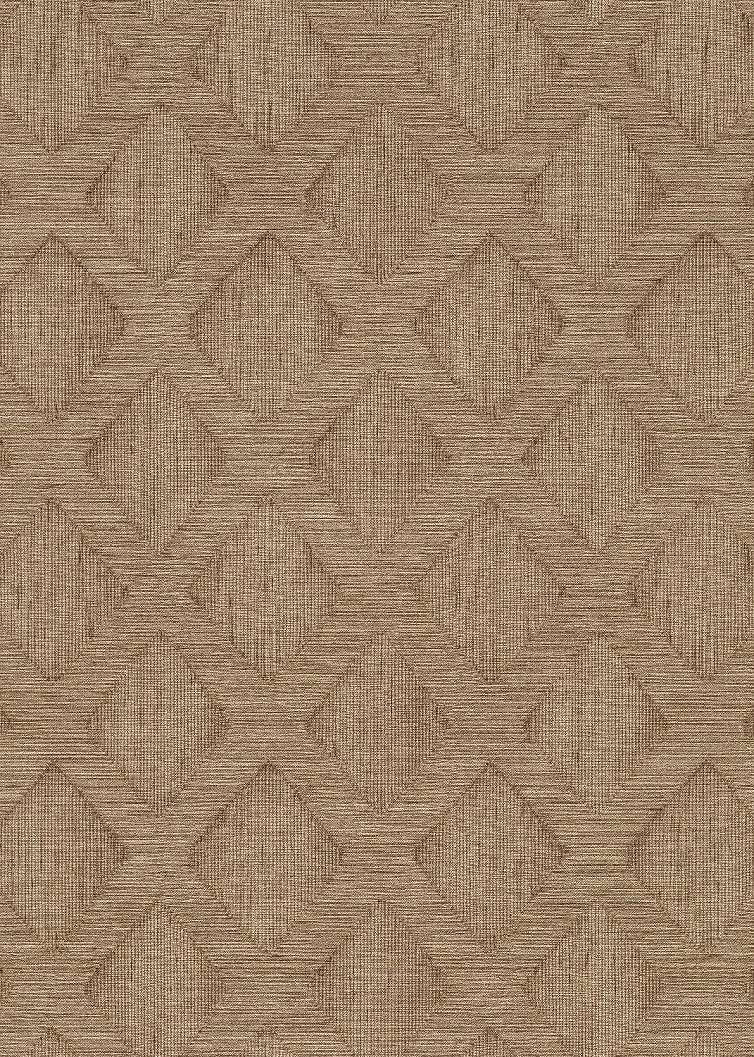 Barna dekor tapéta textil szőtt mintával