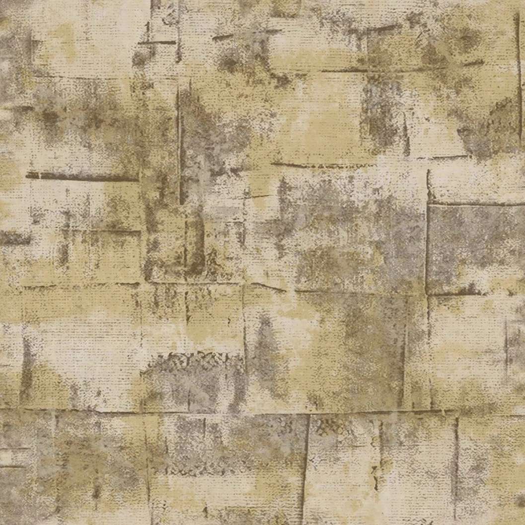 Barna krém betonlap hatású vlies dekor tapéta