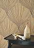 Barna óriás pálameleves francia design tapéta