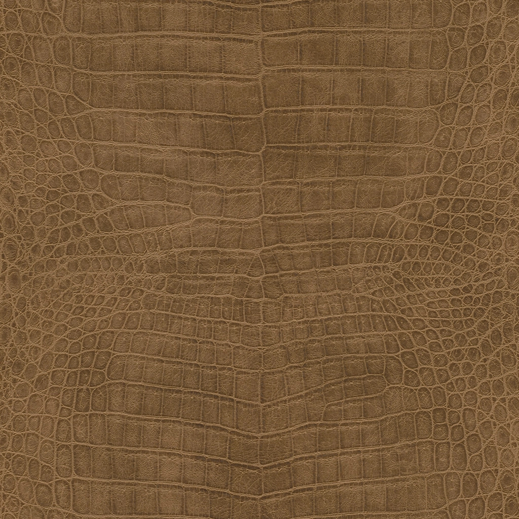 Barna tapéta struktúrált krokodilbőr mintával