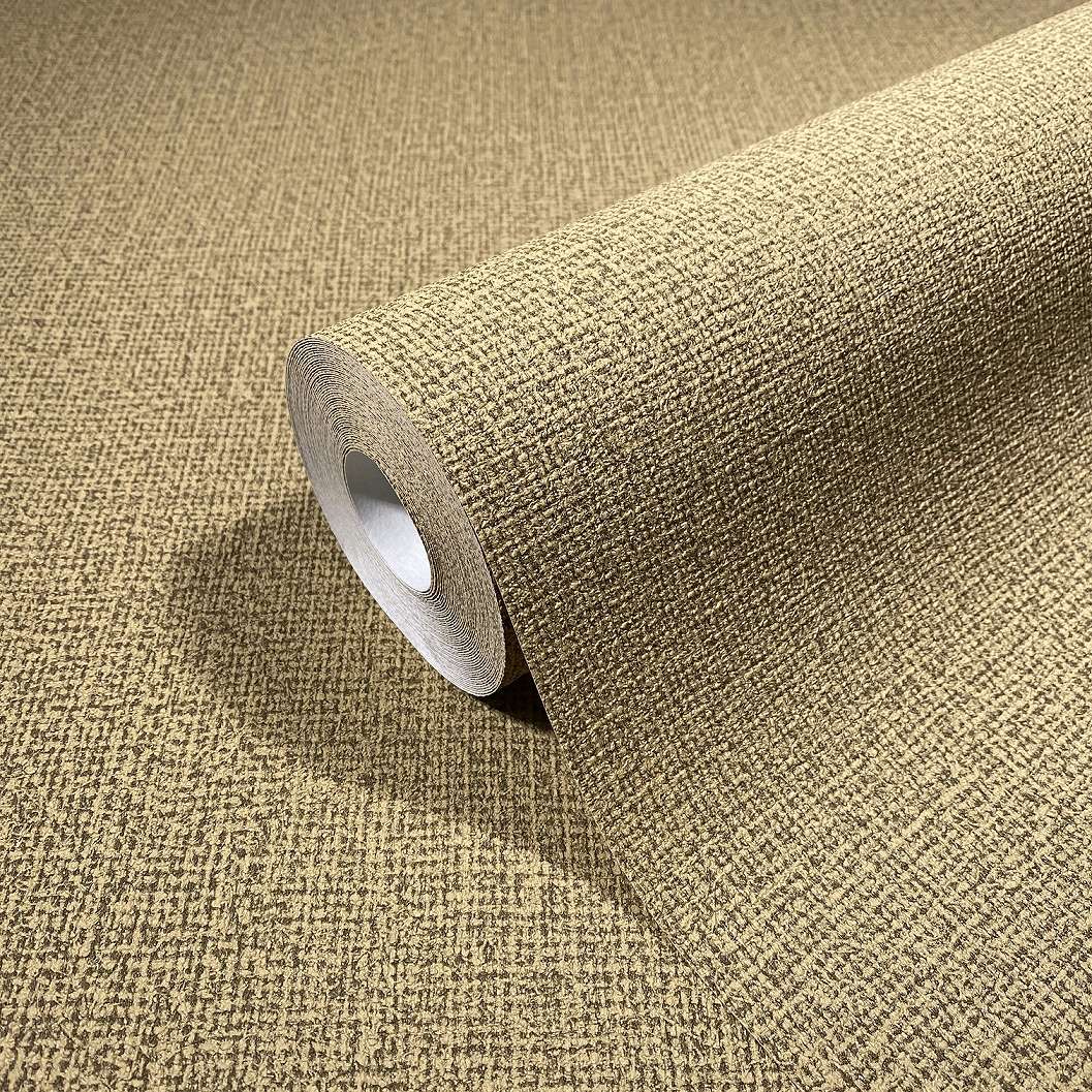 Barna vinyl dekor tapéta textil hatású mintával