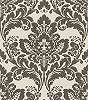 Barokk mintás vlies tapéta textil struktúrával elegáns csillámos részekkel