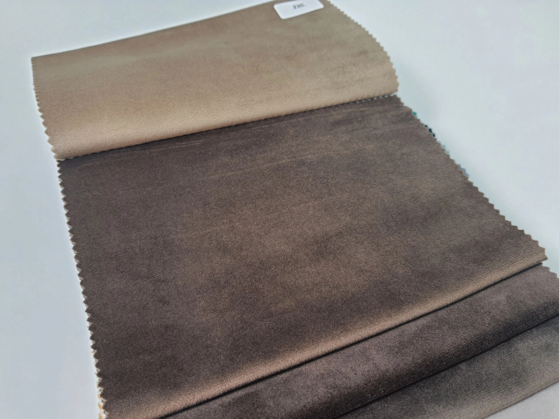 Barna sötétítő függöny anyag 150cm széles bársonyos tapintású