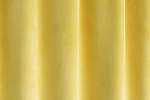 Citromsárga sötétítő függöny anyag matt felületetl bársonyos tapintással
