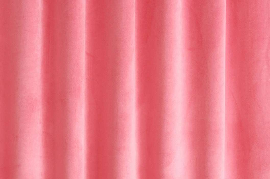 Bársonyos érintésű rózsaszín sötétítő függöny textil anyag