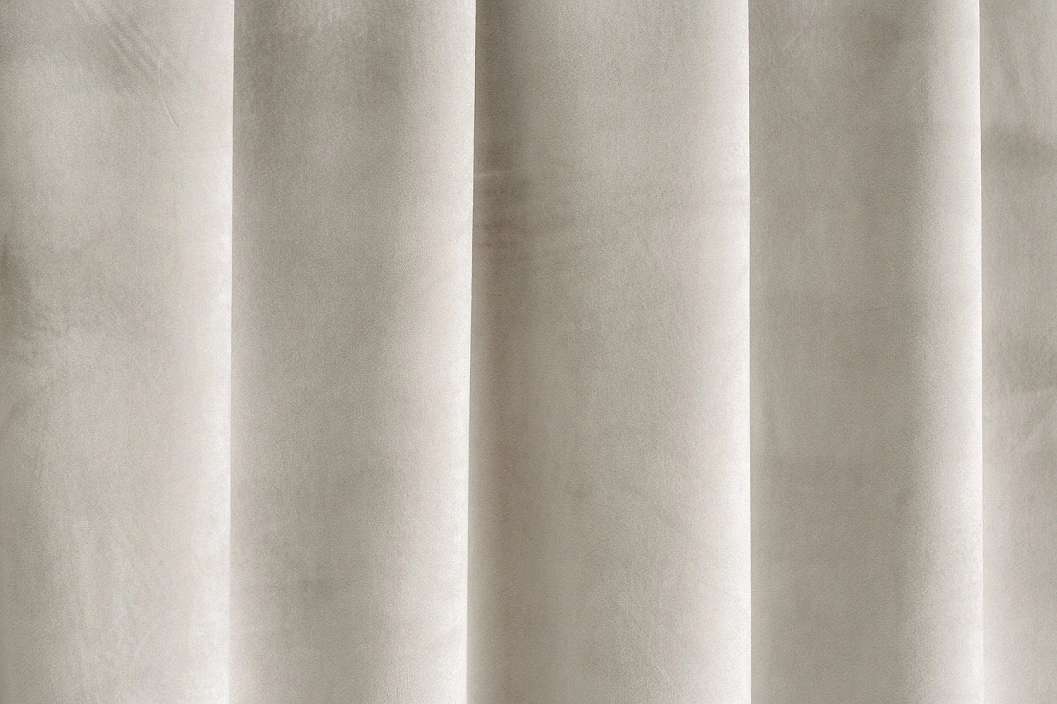 Bársonyos értintésű élénk szürke sötétítő függöny textil anyag