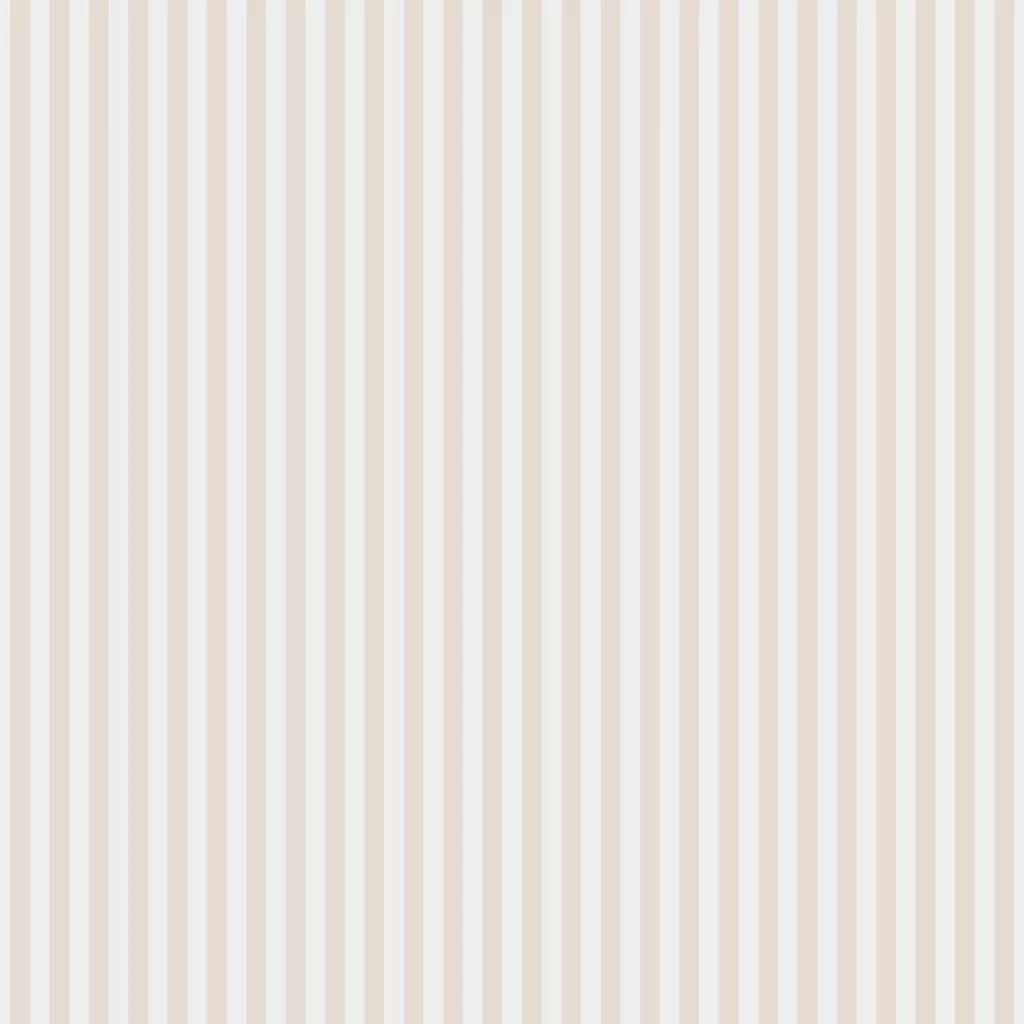 Beige és fehér keskeny csíkos mintás vintage gyerek dekor tapéta