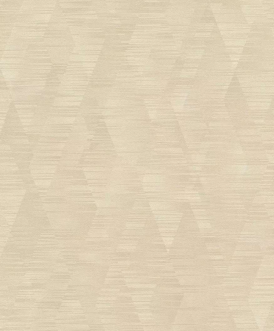 Beige geomatrikus mintás vlies dekor tapéta