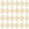 Beige rombusz mintás vintage gyerek dekor tapéta