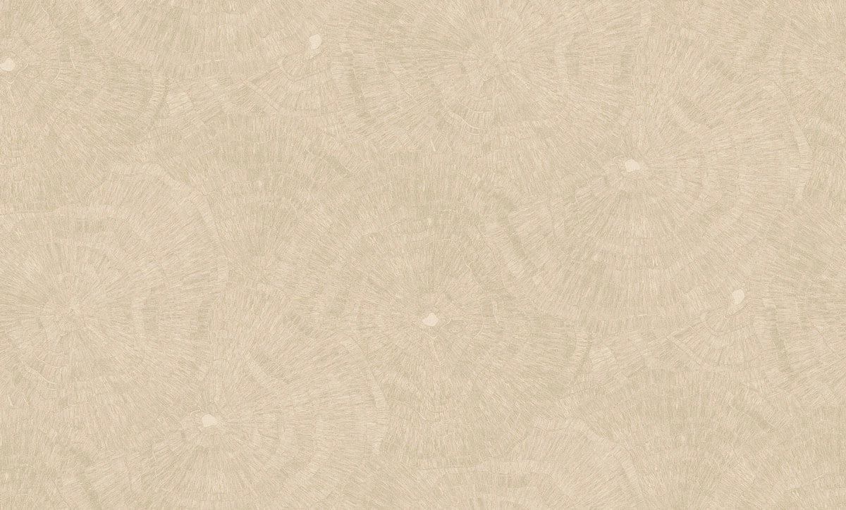 Beige színű fa évgyűrű hatású mintás olasz luxus tapéta