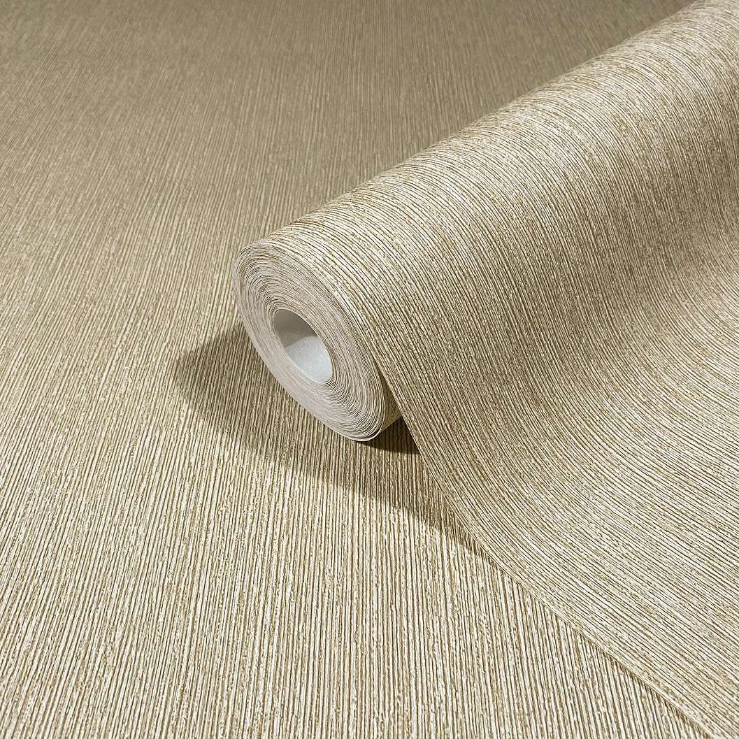 Beige színű struktúrált dekor tapéta