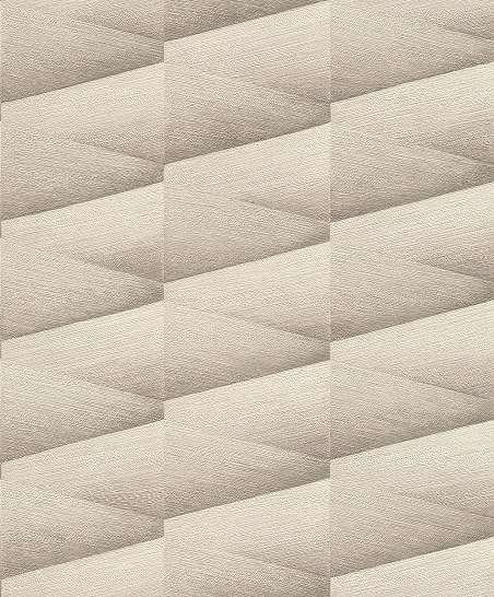 Beige szürkés design tapéta strukturált geometrikus mintával
