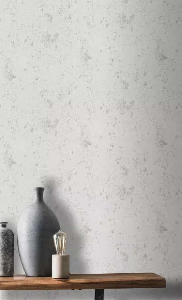 Betonhatású szürke vlies design tapéta