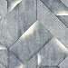 Betonhatású szürkéskék 3D hatású geometrikus dekor tapéta