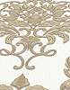 Bézs arany barokk mintás vlies dekor tapéta