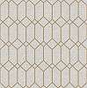 Bézs geometrikus textilhatású mosható olasz design tapéta