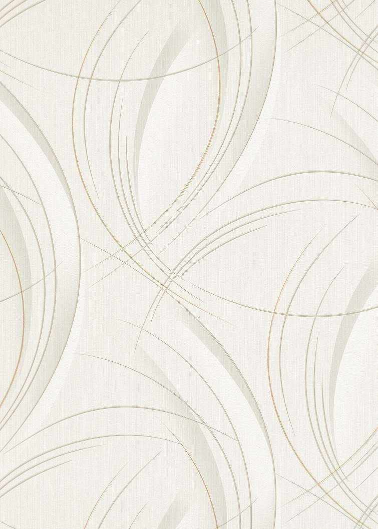 Bézs hullám mintás modern dekor tapéta enyhén csillámos felülettel
