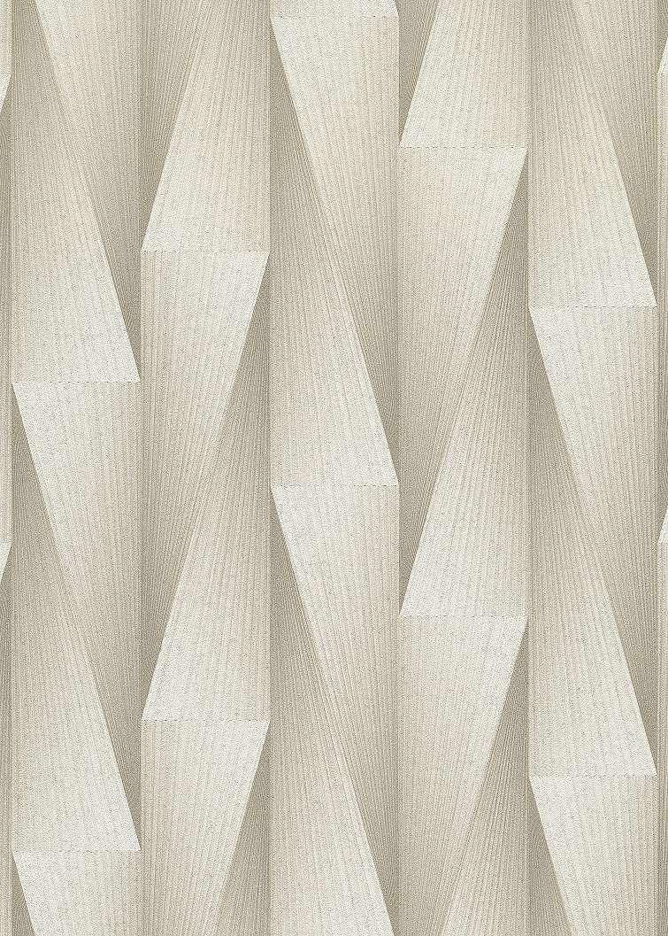 Bézs krém 3D hatású modern dekor tapéta