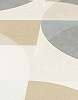 Bézs krém dekor tapéta nagyléptékű geometrikus mintával