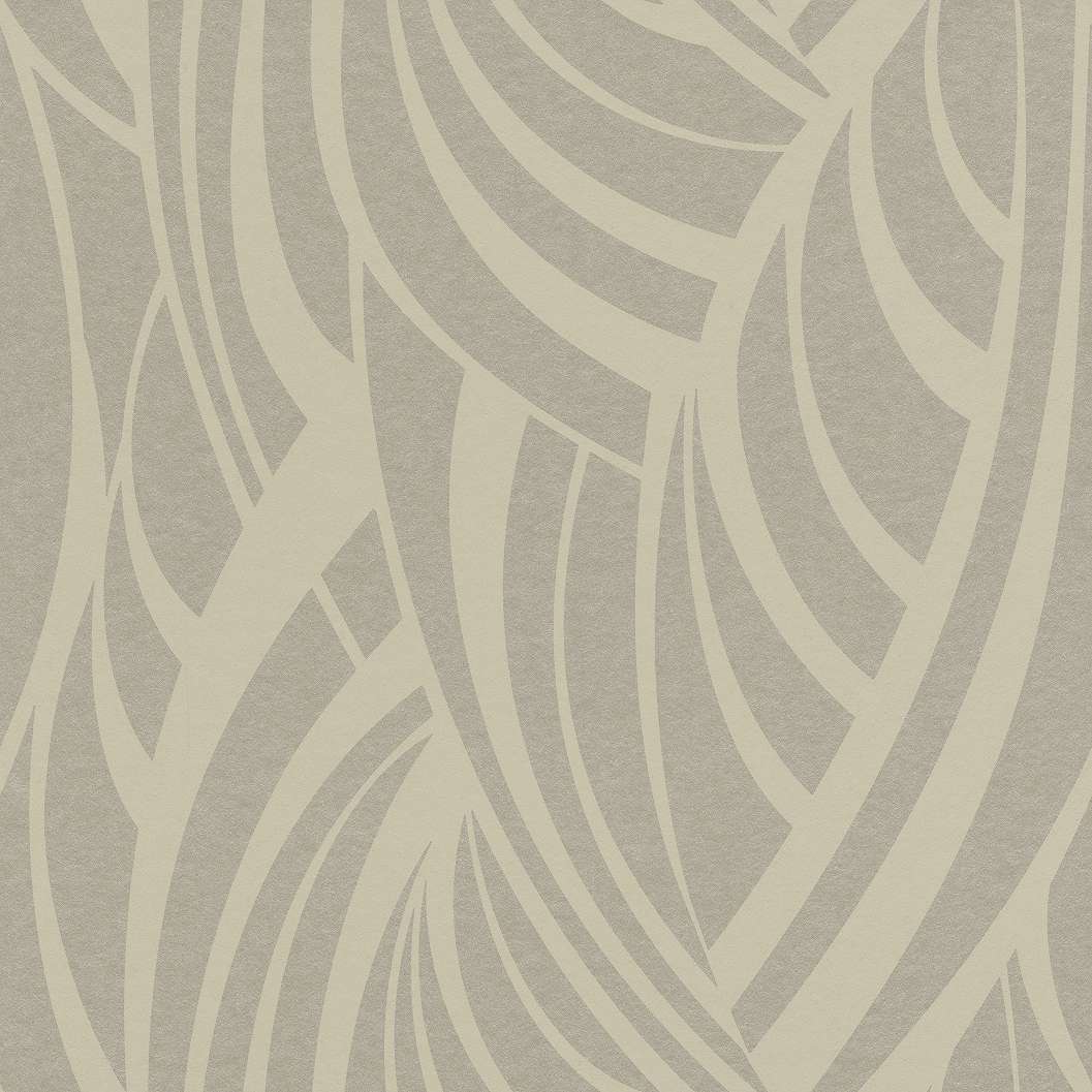 Bézs, krém színű modern csíkos mintás tapéta