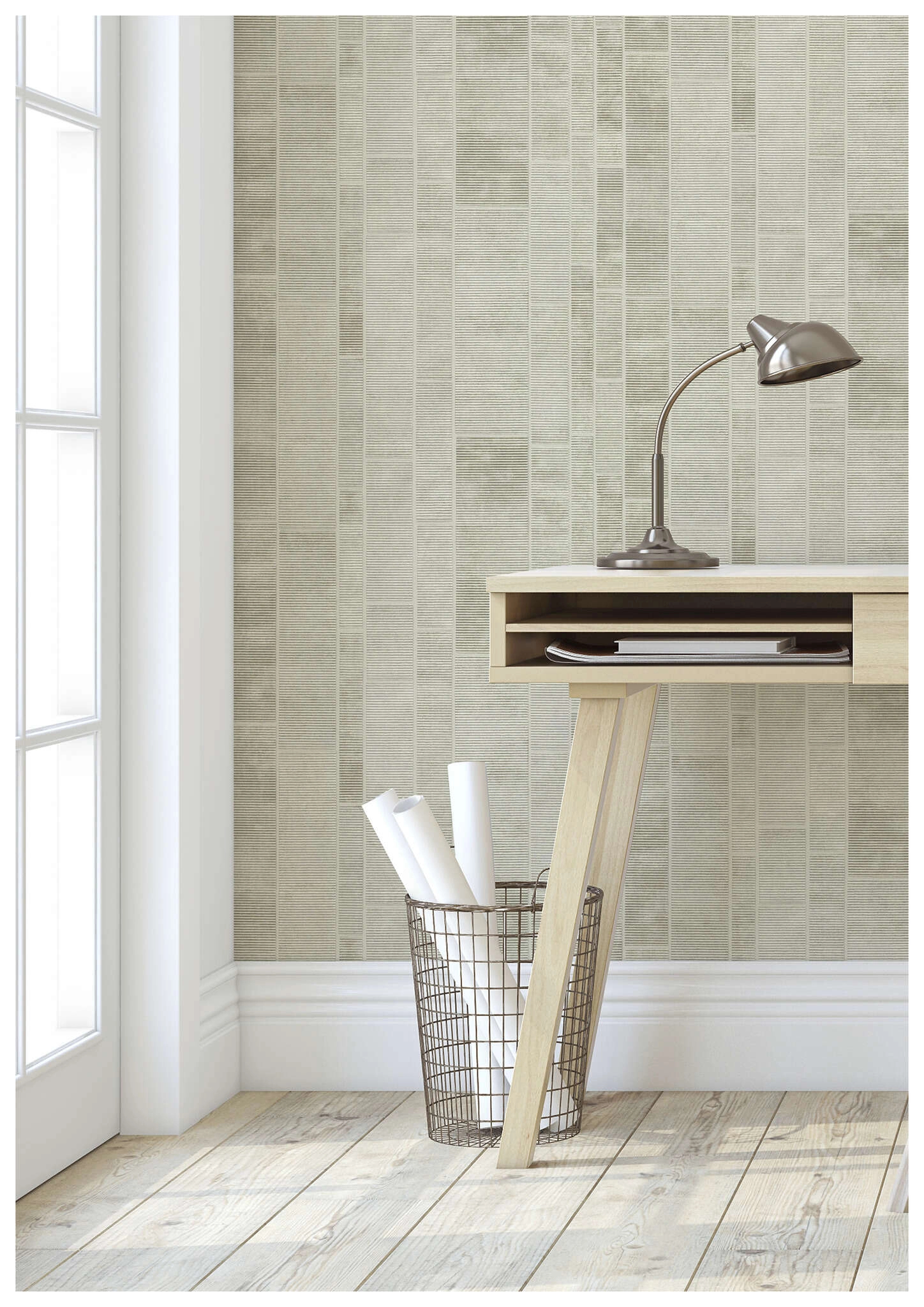 Bézs loft stílusű kőlap mintás dekor tapéta