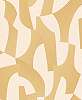Bézs sárga geometrikus absztrakt dekor tapéta vinyl mosható